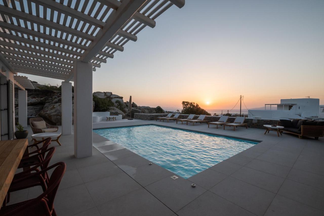 Villa Petra Mare Above Mykonos Town Private Pool Exteriér fotografie