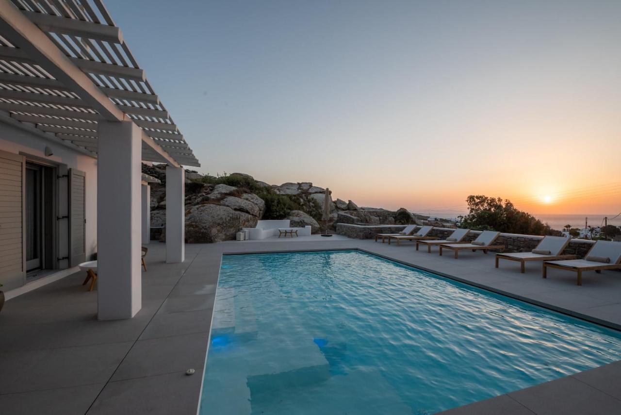 Villa Petra Mare Above Mykonos Town Private Pool Exteriér fotografie